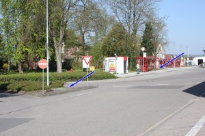 Die Positionen der Notausstiege