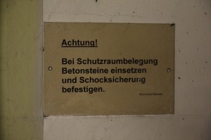 Strahlenschutzsteine wie am Festplatz