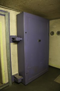 Schleuse mit dicken Türen