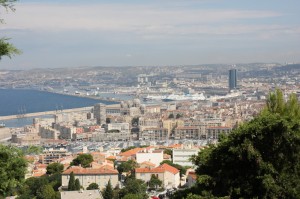Blick auf Marseille