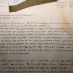Schreiben vom Regierungspräsidium