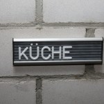 Im Nordflügel befindet sich auch die Küche.